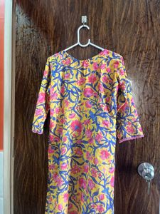 34 bust Floral Print Kurta for women