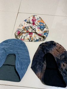 Unisex Beanie Caps | Combo Of 3