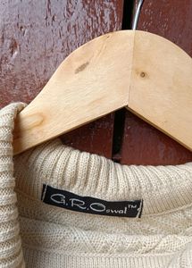 Women High neck Pocho Sweater