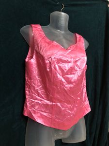 Pink Sleeveless Top