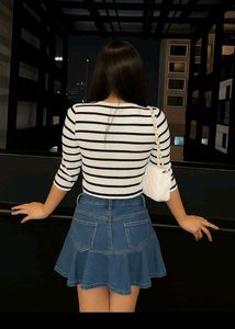 🤍✨Striped Asthetic Top🎉