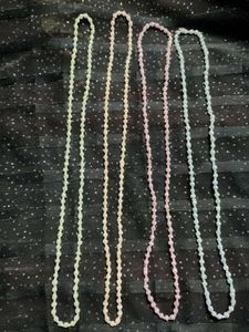 Beaded Necklaces (Set of 4)