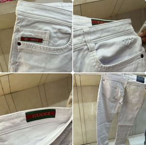 36 Inches White Waist