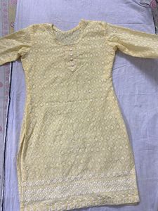 Beautiful Chikankari Patterned Kurti