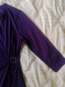 Purple Wrap Dress