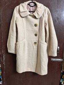 Elegant Beige Trench Coat (M)