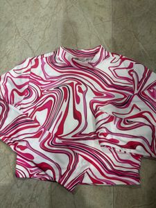 Pink Crop Top