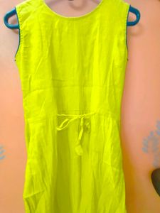 Vibrant Yellow Kurti