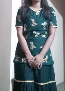 Sharara Set And Black Top....