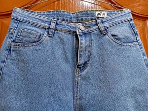 Light Wash Wide Leg Jeans