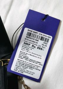 Code by Lifestyle Black Textured Clutch