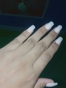 White Press-On Nails