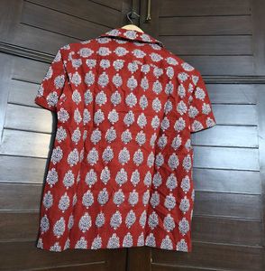 Fabindia Men Cotton Printed Shirt