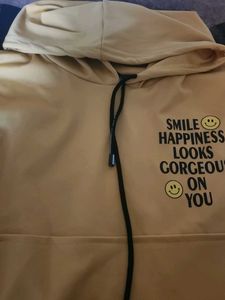 Yellow Graphic Hoodie