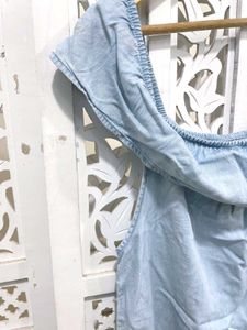 H&amp;M Soft Denim Dress C
