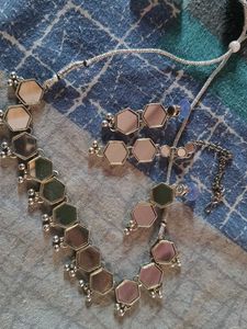 Mirror Necklace Set oxide