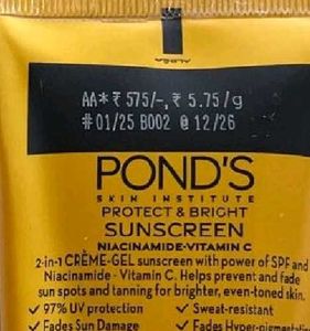 Ponds Sunscreen Combo