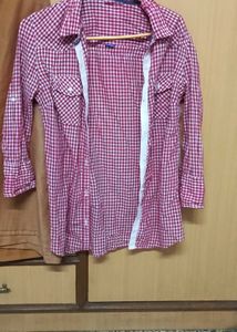 Beautiful Red Cotton Shirt ❤️
