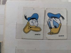 Vintage Donald Duck Stickers/Card For Collectors