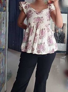 Floral Print Top