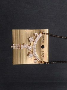 Dimond Manglsutra Pendant