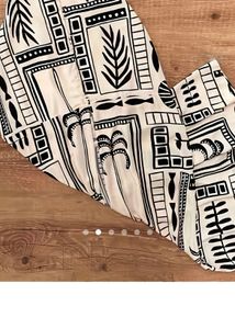 Patterned Skirt With Crop Top