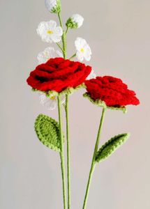Roses with Forget me Not Flower
