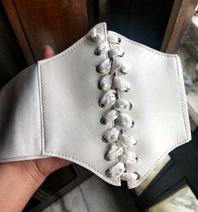 White Corset Belt