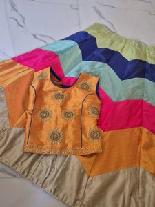 Ethnic Skirt And Blouse