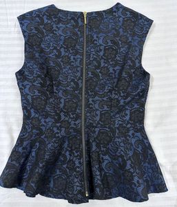 Forever 21 Lace Peplum Top