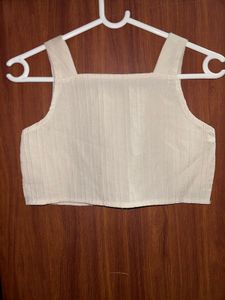 Floral Embroidered Crop Top