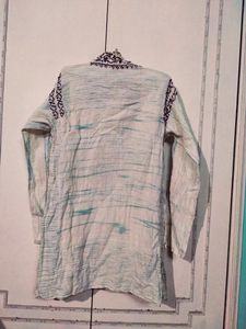 Male Pashmina &amp; Cotton Punjabi and Dhoti