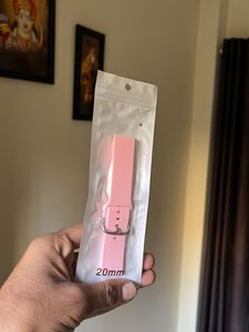 20mm Pink Silicone Strap For Smartwatch’s