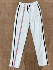 Stylish White Track Pants