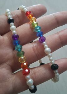 Rainbow Duo Friendship Bracelet