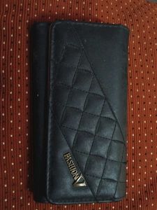 Black Quilted Wallet