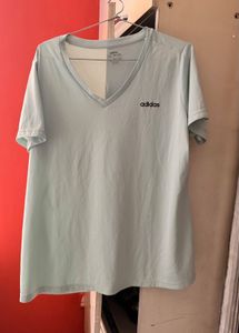 Adidas Light Blue Tee bust 46-48 2xl