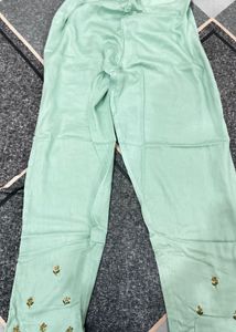 Embroidered Sea Green Suit