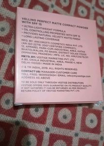 Vellino Perfect Matte Compact Powder