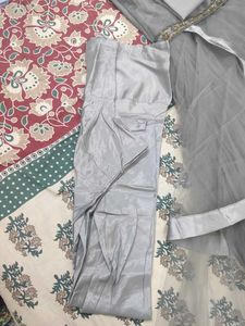 Elegant Grey Ethnic Gown