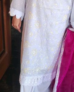 Oversized Pakistani Suit With Organza Dupatta