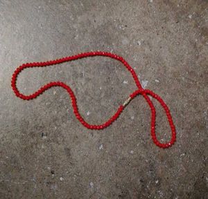 Red Beaded Necklace