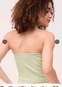 Green Halter Tank Top