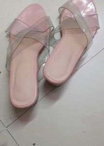 Transparent  Belt Block Heeks