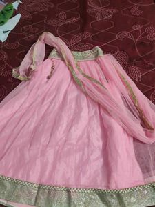 Cute Pink Lehenga Choli Set