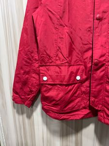 New Balance Red Zipup Hooded Jacket