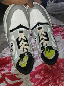 OGIY &amp; Nike Sneakers // White &amp;Grey