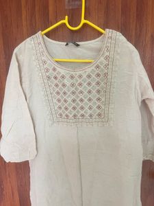 Elegant Beige Kurta