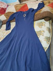 Blue Colour Gown .