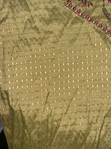 Sage Green Embroidered Kurti